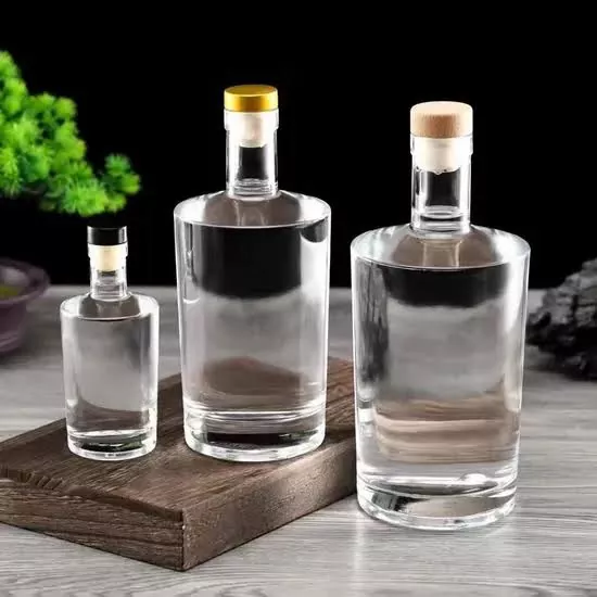 100 ml steklenice za viski, gin, vodka, tekila, s T-korkom